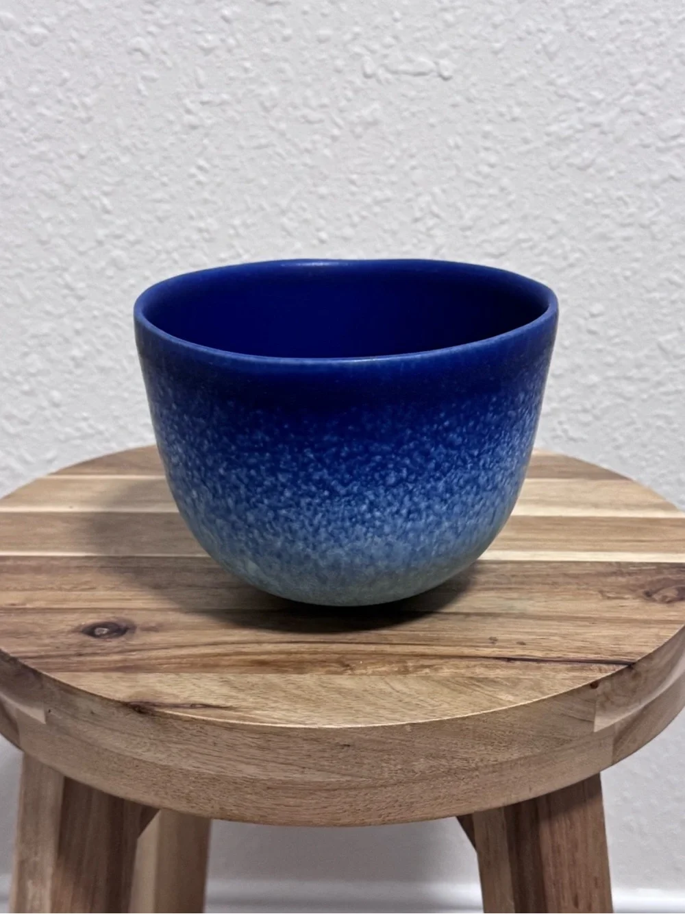 Anthropologie Dalila Ombre Bowl Azure Blue Stoneware